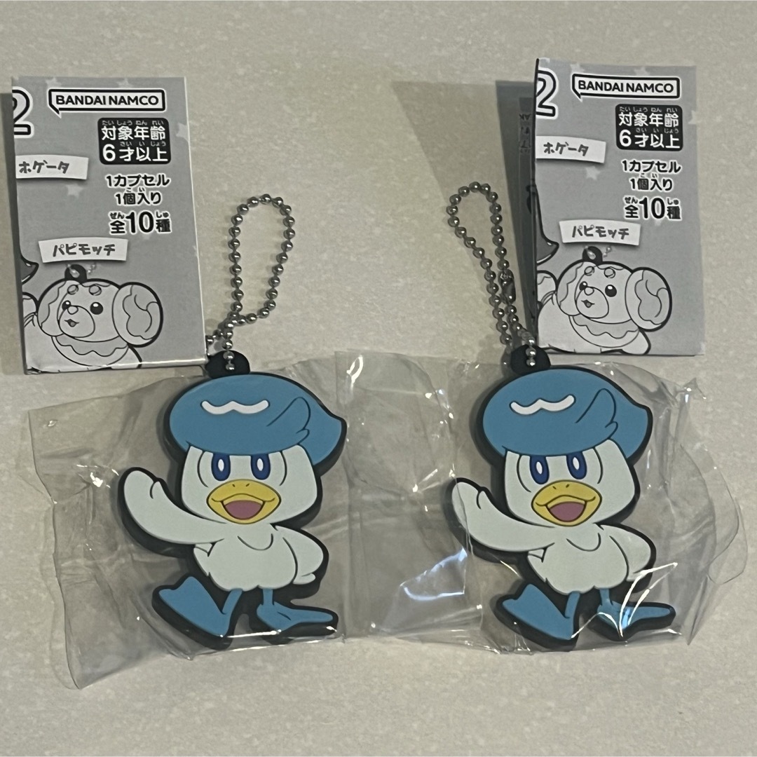 ポケモン(ポケモン)の新品未開封 ポケモン ラバーマスコット 22 クワッス エンタメ/ホビーのアニメグッズ(キーホルダー)の商品写真