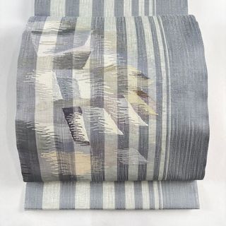 袋帯 美品 秀品 お太鼓柄 正絹 【中古】(帯)
