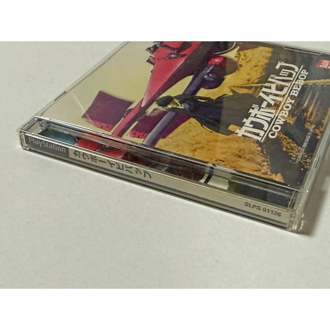 PlayStation(プレイステーション)のPS1 カウボーイビバップ 帯あり　プレステ Cowboy Bebop エンタメ/ホビーのゲームソフト/ゲーム機本体(家庭用ゲームソフト)の商品写真