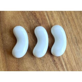 【新品】白い箸置き(3つ)(食器)