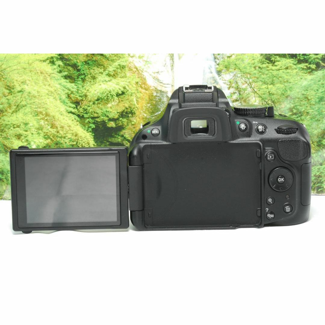 ✨入門一眼レフ✨Nikon D5200✨スマホ転送OK✨反転液晶✨高画質✨