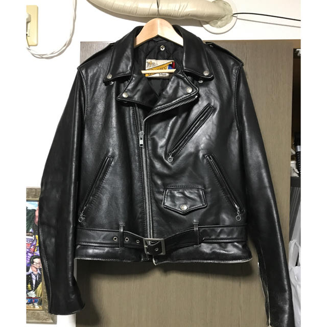 schott(ショット)のschott  ダブル ライダース 38 メンズのジャケット/アウター(ライダースジャケット)の商品写真