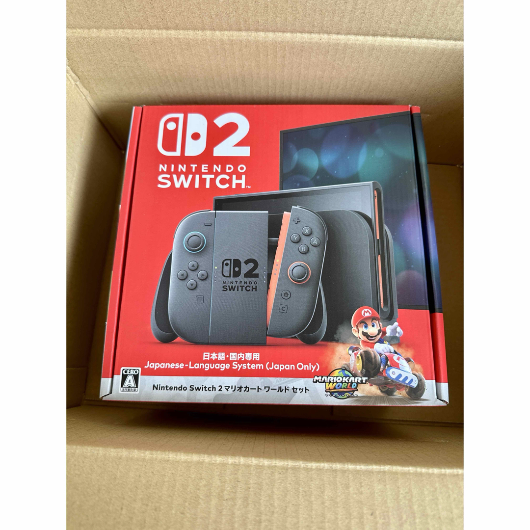 Nintendo Switch2 マリオカートワールドセット 任天堂スイッチ2 エンタメ/ホビーのゲームソフト/ゲーム機本体(家庭用ゲーム機本体)の商品写真