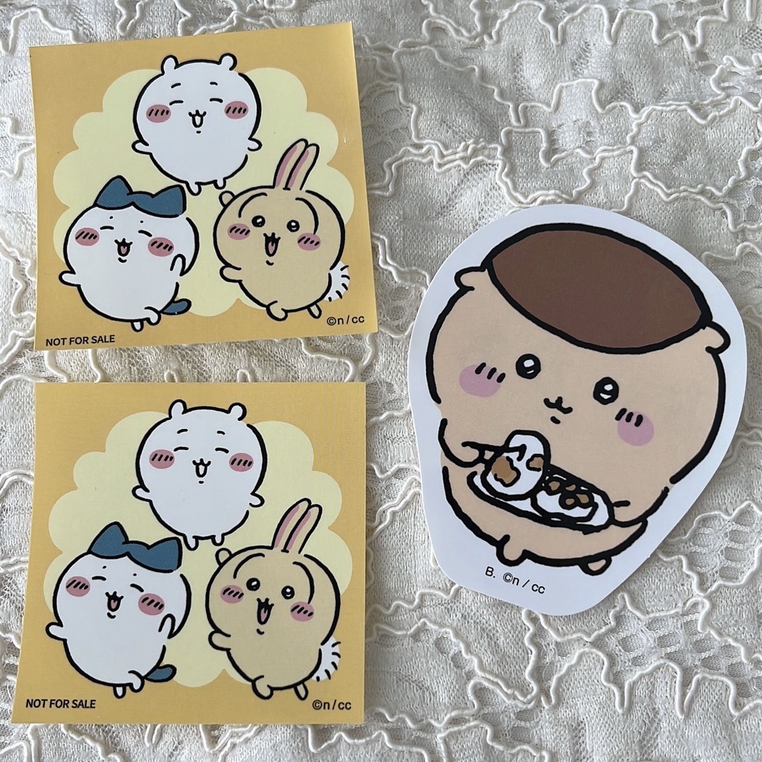 ちいかわ(チイカワ)のステッカー3枚セット エンタメ/ホビーのコレクション(その他)の商品写真