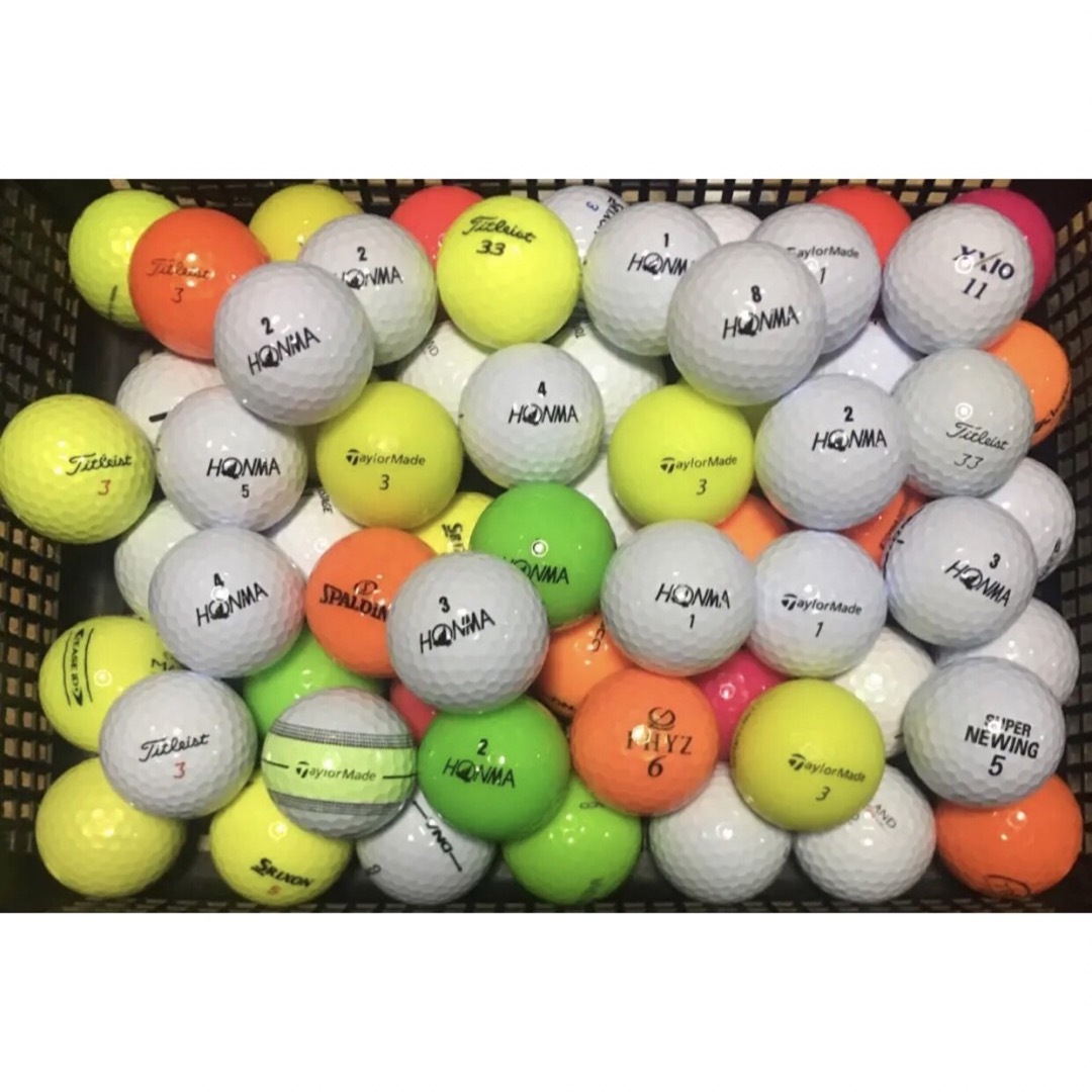 優良品 Aランク〜Bランク ロストボール60球 スポーツ/アウトドアのゴルフ(その他)の商品写真