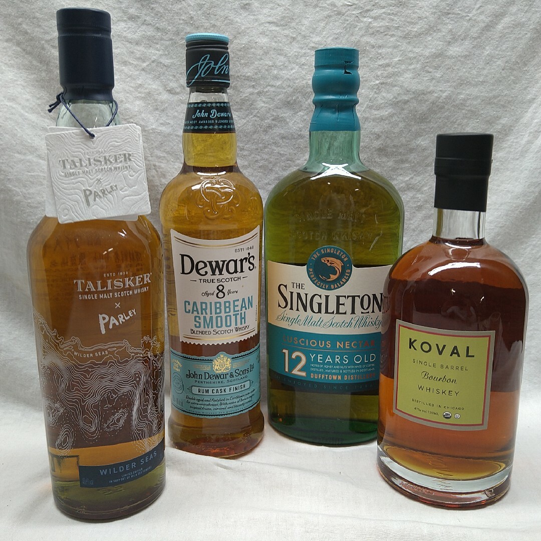 KR44/未開栓 TALISKER Dewars KOVAL SINGLETON