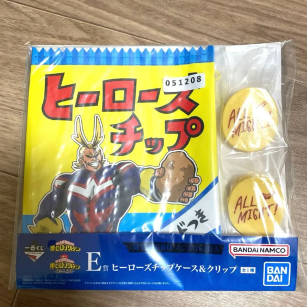 一番くじ 僕のヒーローアカデミア E賞 ヒーローズチップケース&クリップ エンタメ/ホビーのおもちゃ/ぬいぐるみ(キャラクターグッズ)の商品写真