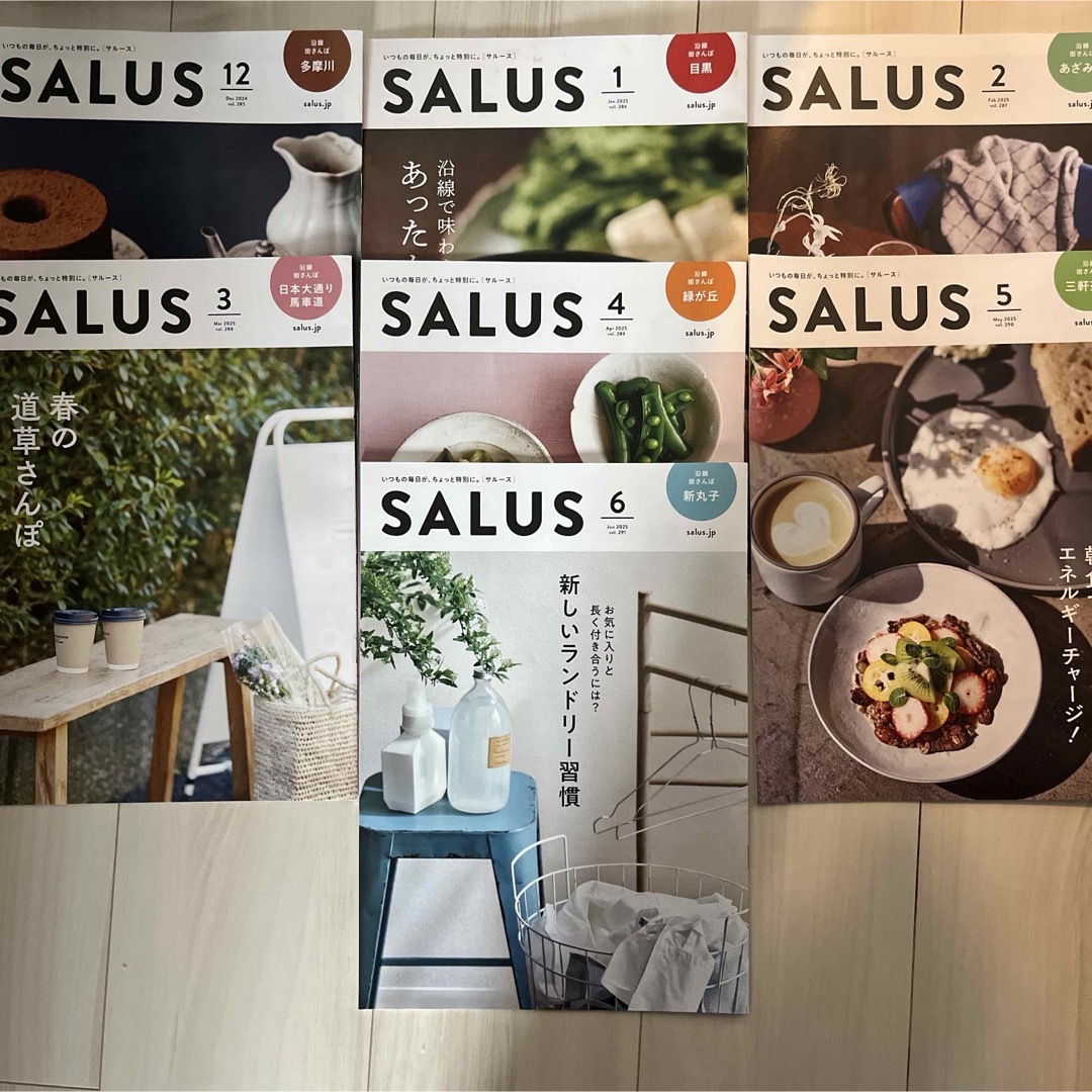SALUS サルース 東急沿線情報雑誌 7冊 フリーペーパー エンタメ/ホビーの雑誌(アート/エンタメ/ホビー)の商品写真