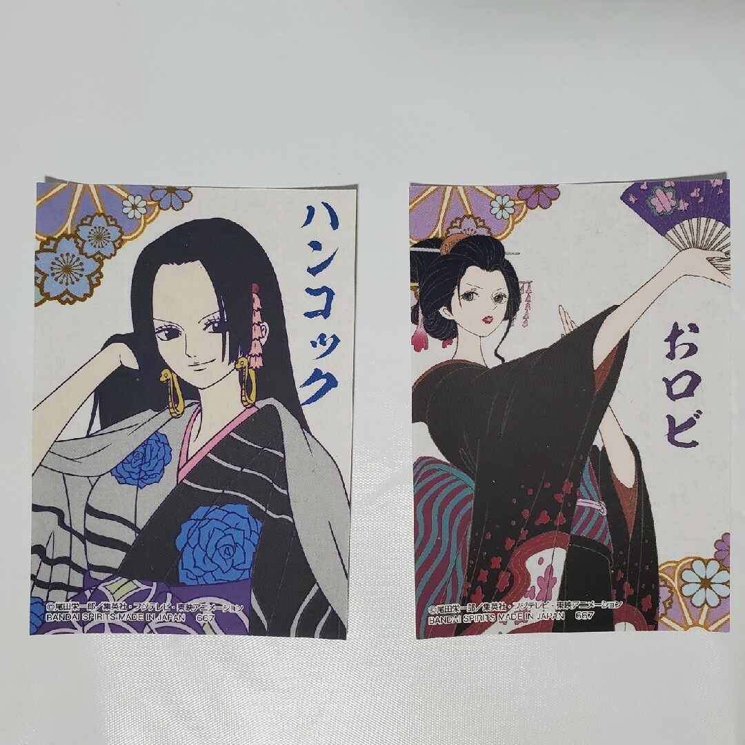 ONE PIECE(ワンピース)のONE PIECE ボア・ハンコック ニコ・ロビン ステッカー エンタメ/ホビーのおもちゃ/ぬいぐるみ(キャラクターグッズ)の商品写真