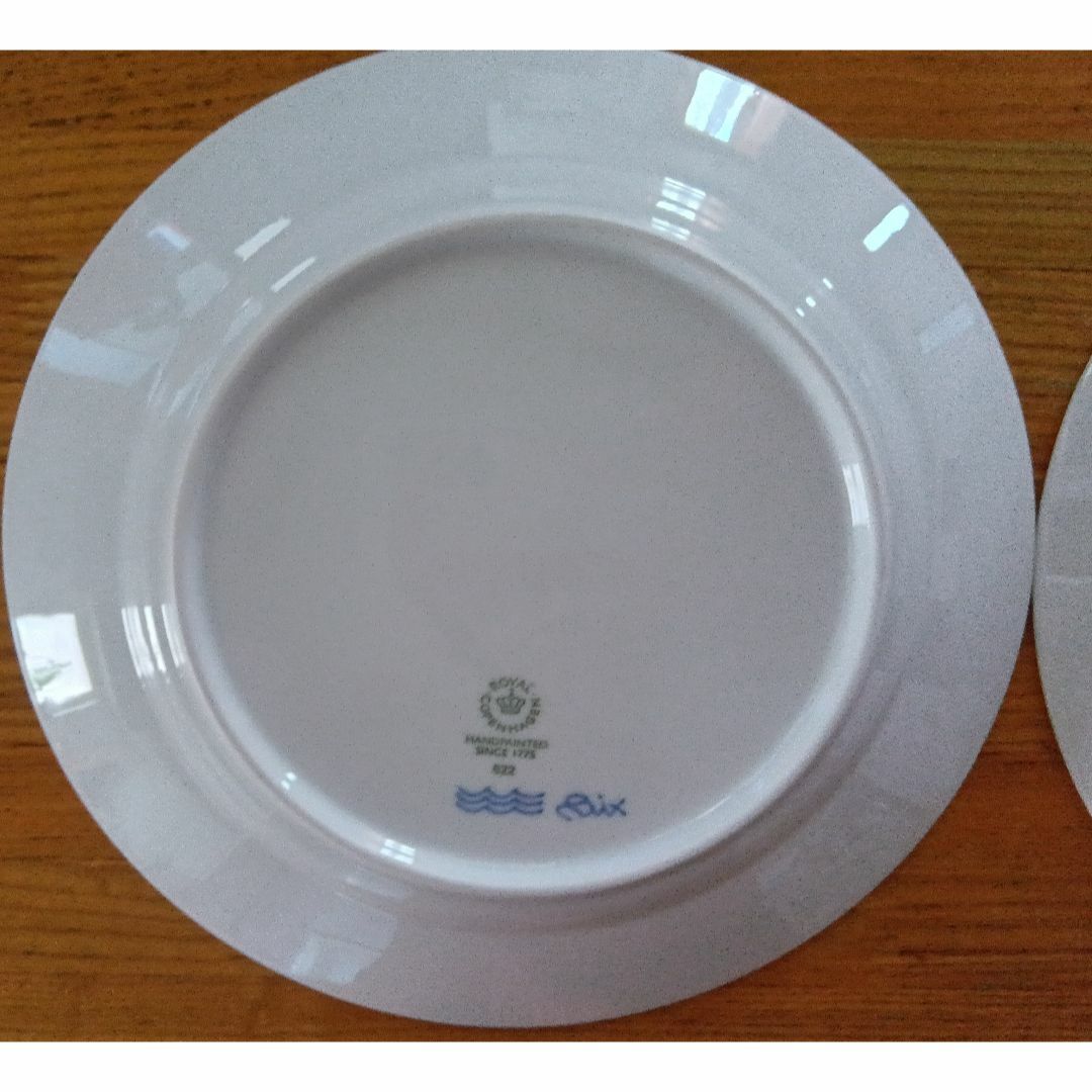 ROYAL COPENHAGEN(ロイヤルコペンハーゲン)のロイヤルコペンハーゲン　ブルーコペンハーゲン　プレート(22㎝)　ペア インテリア/住まい/日用品のキッチン/食器(食器)の商品写真