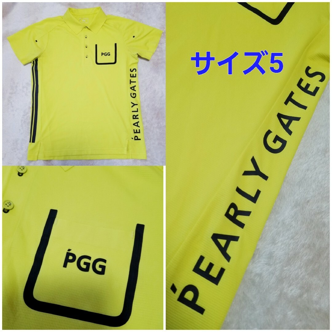 熱販売 PEARLY サイドロゴ 半袖ポロシャツ パーリーゲイツ PGG - GATES メンズウェア