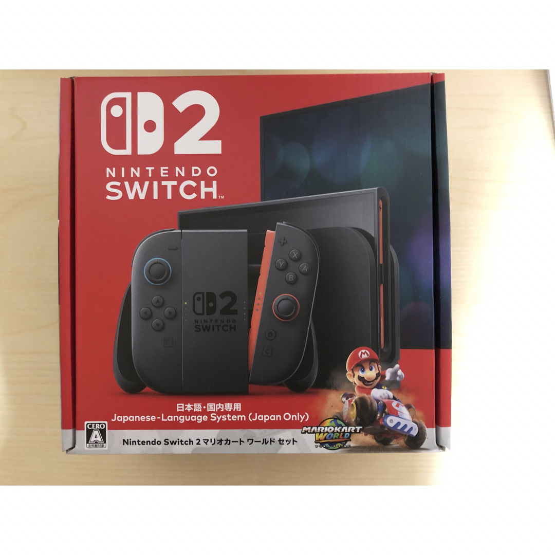 Nintendo Switch(ニンテンドースイッチ)のNintendo Switch2 本体 マリオカートワールドセット エンタメ/ホビーのゲームソフト/ゲーム機本体(家庭用ゲーム機本体)の商品写真