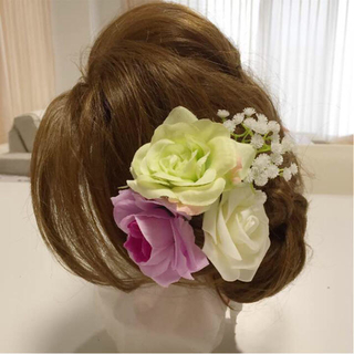 髪飾り ウェディング カクテルドレス 結婚式 卒業式 成人式 着物 パーティー(ヘアアクセサリー)