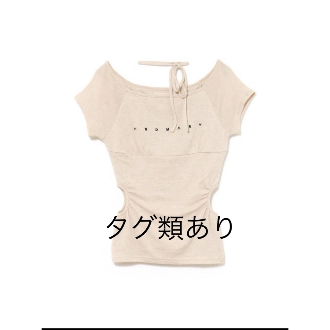 andmary Mary ribbon tops レディースのトップス(カットソー(半袖/袖なし))の商品写真
