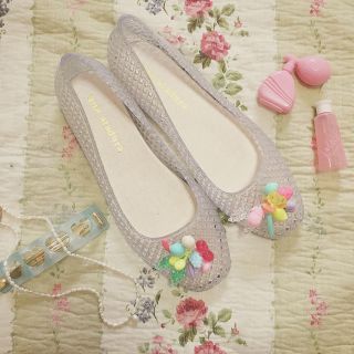 ♡vintage fruit clear sandal♡(サンダル)