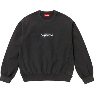 Supreme - Supreme Washed Box Logo Crewneck "Black"