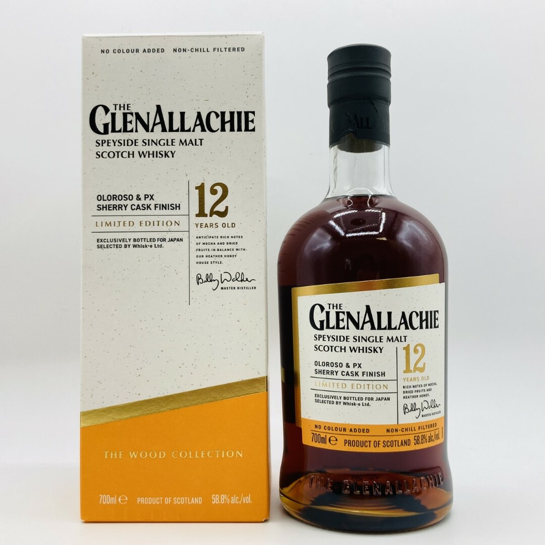◎◎ The GlenAllachie グレンアラヒー ウイスキー 12年 オロロソ&PXシェリーカスクフィニッシュ 700ml 58.8% 箱付 未開栓