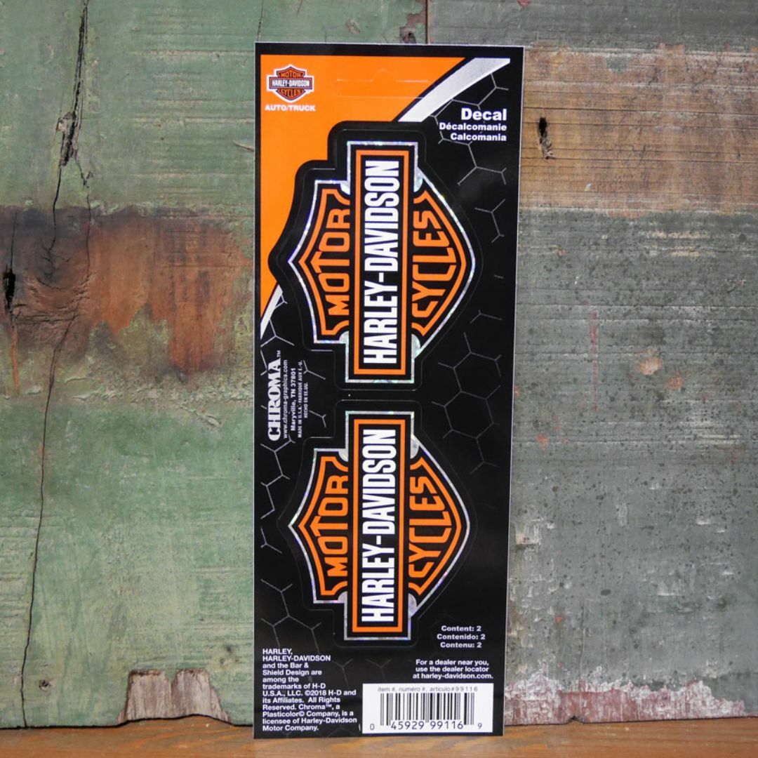 Harley Davidson(ハーレーダビッドソン)のハーレーダビッドソン CLASSIC B&S LOGO ステッカー 自動車/バイクのバイク(ステッカー)の商品写真