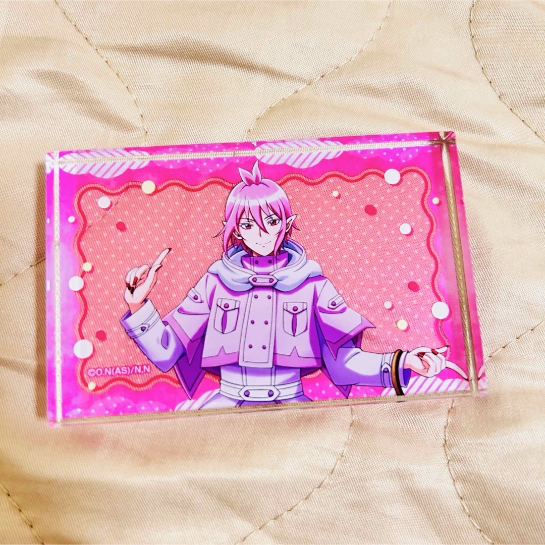 新品入間くん アスモデウス アクリルブロック エンタメ/ホビーのおもちゃ/ぬいぐるみ(キャラクターグッズ)の商品写真