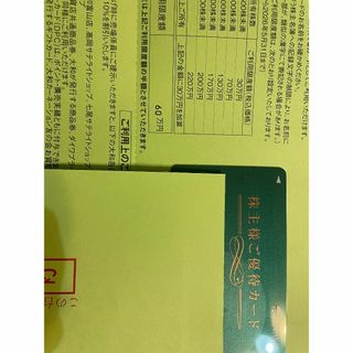 大和デパート　株主優待　上限60万　女性名義　ダイワデパート(ショッピング)