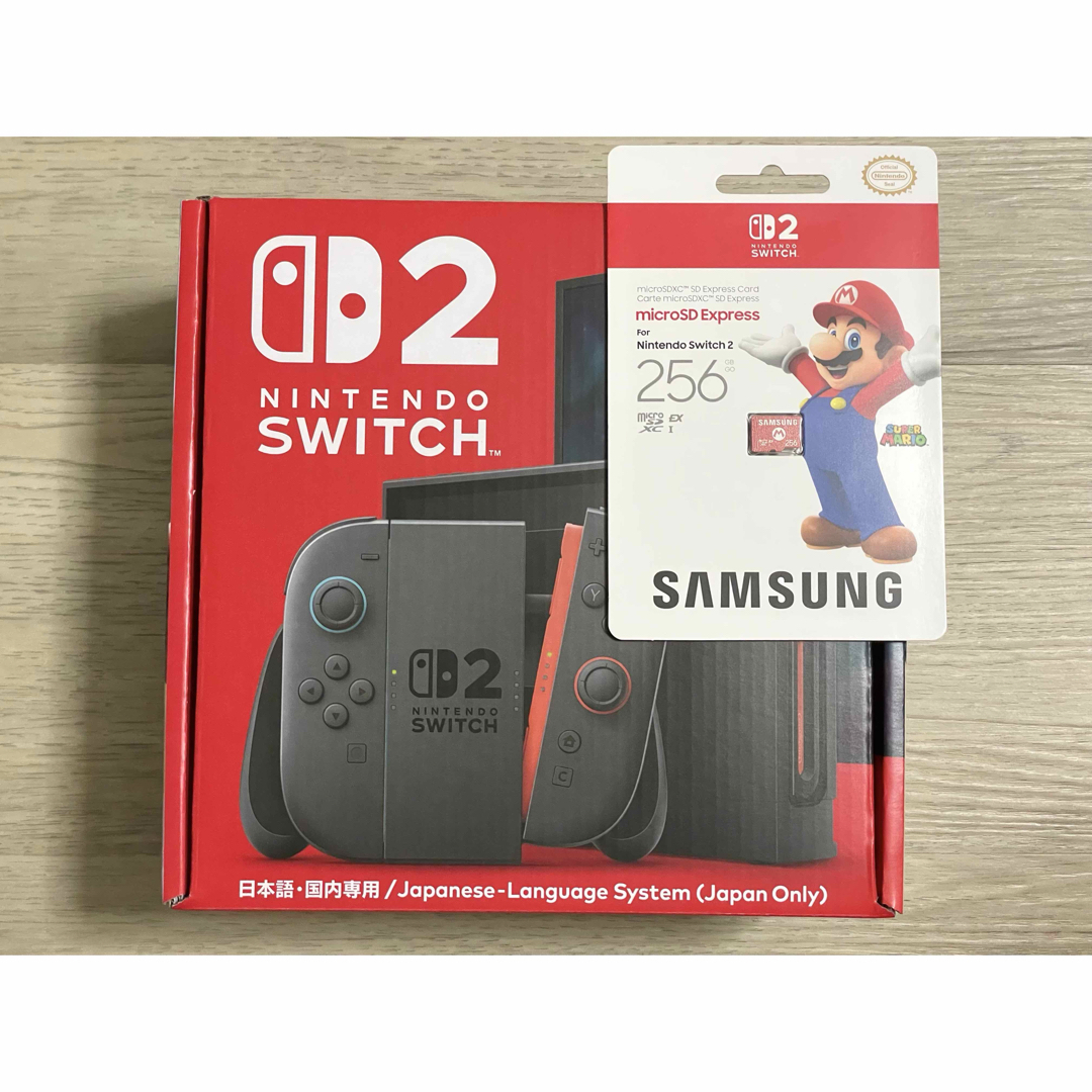 任天堂(ニンテンドウ)の【microSD Expressカードセット】Switch 2 本体 エンタメ/ホビーのゲームソフト/ゲーム機本体(家庭用ゲーム機本体)の商品写真
