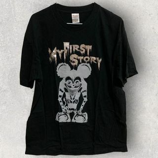 マイファス グラフィック ブラック Tシャツ Lサイズ ロック バンド(Tシャツ/カットソー(半袖/袖なし))