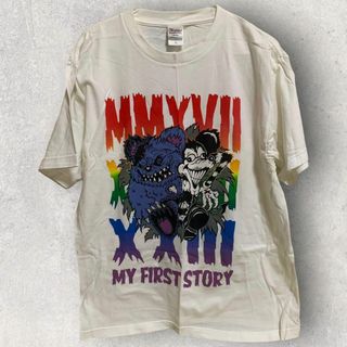 マイファス Tシャツ Lサイズ ホワイト ロック バンド(Tシャツ/カットソー(半袖/袖なし))