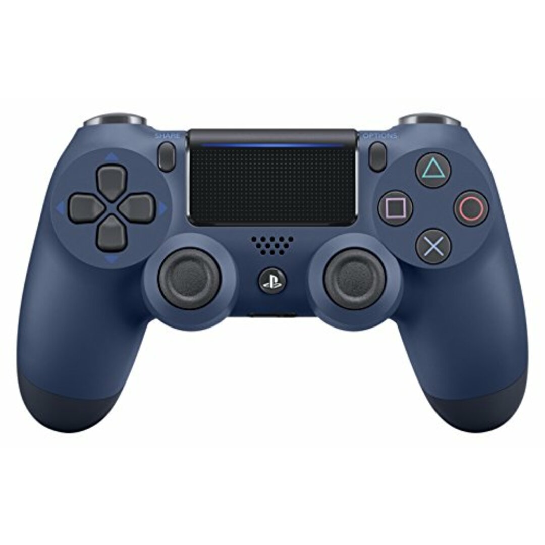 【純正品】ワイヤレスコントローラー (DUALSHOCK 4) ミッドナイト・ブルー (CUH-ZCT2J22) エンタメ/ホビーのゲームソフト/ゲーム機本体(その他)の商品写真