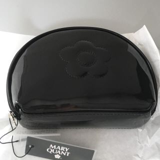 マリークワント(MARY QUANT)の新品 マリークワント MARY QUANT エンボスエナメル ラウンドポーチL(ポーチ)