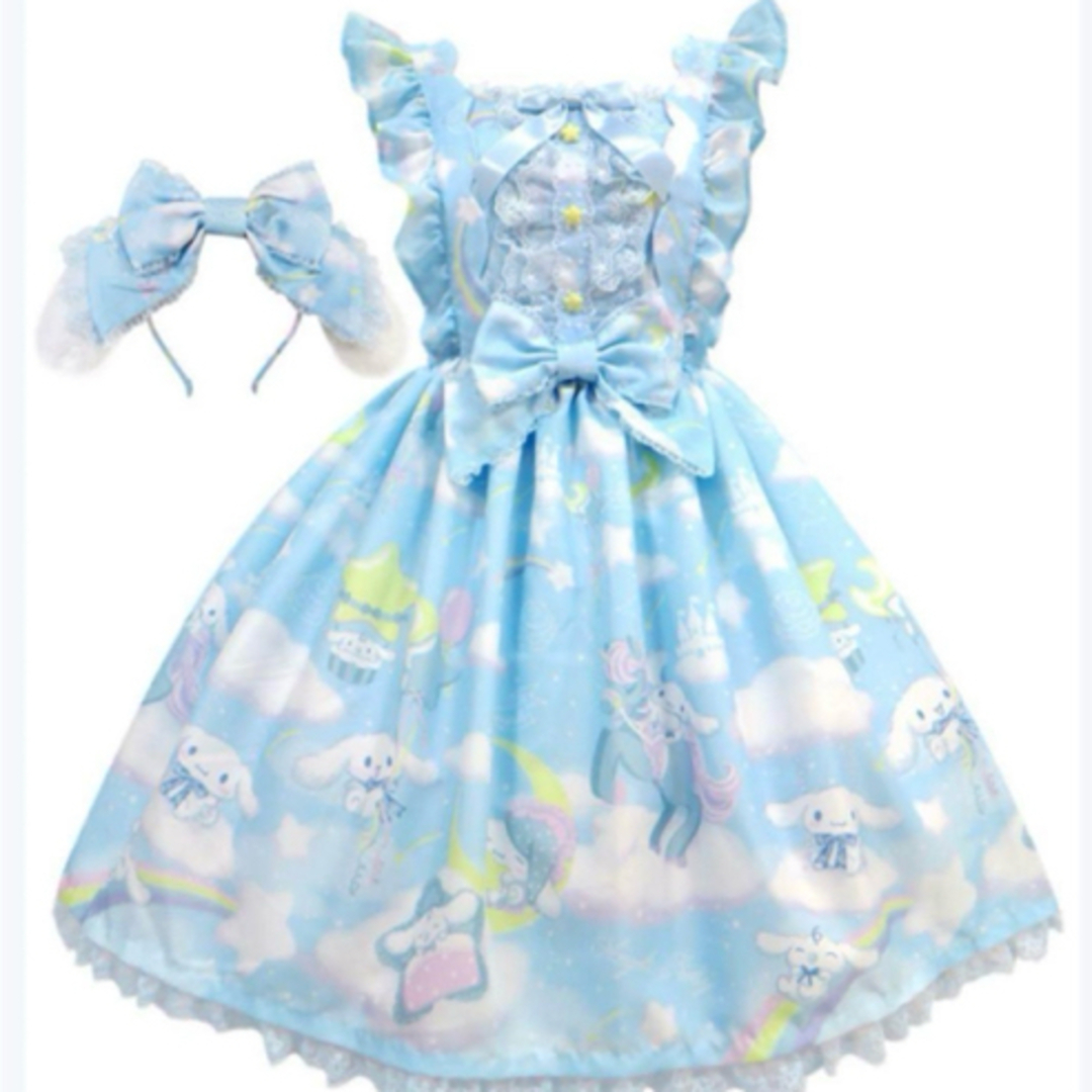 Angelic Pretty(アンジェリックプリティー)のAngelic Pretty Dreamyシナモロール JSKセット レディースのスカート(その他)の商品写真
