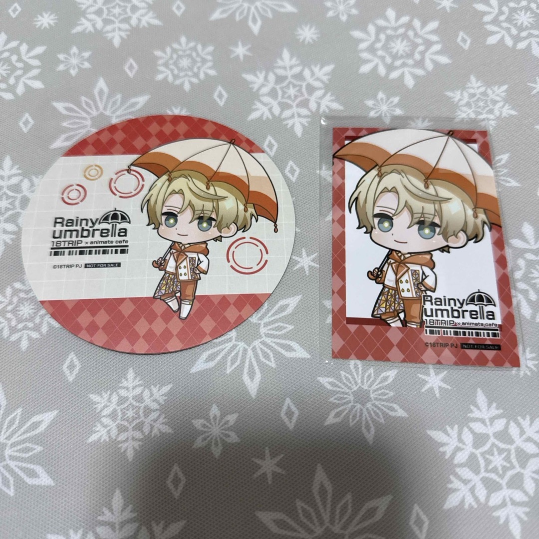 18trip エイトリ アニメイトカフェ コースター フォトカード 來人 エンタメ/ホビーのおもちゃ/ぬいぐるみ(キャラクターグッズ)の商品写真