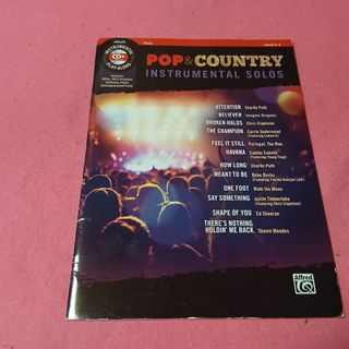 輸入楽譜ヴィオラ/ソロ　ポップス&カントリー　洋楽　　CD付き(楽譜)