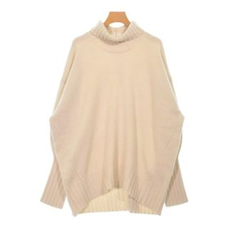 サヤカディヴィス(SAYAKA DAVIS)のSAYAKA DAVIS サヤカデイビス ニット・セーター S ベージュ 【古着】【中古】(ニット/セーター)