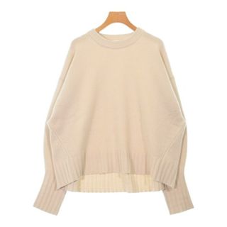 サヤカディヴィス(SAYAKA DAVIS)のSAYAKA DAVIS サヤカデイビス ニット・セーター S ベージュ 【古着】【中古】(ニット/セーター)