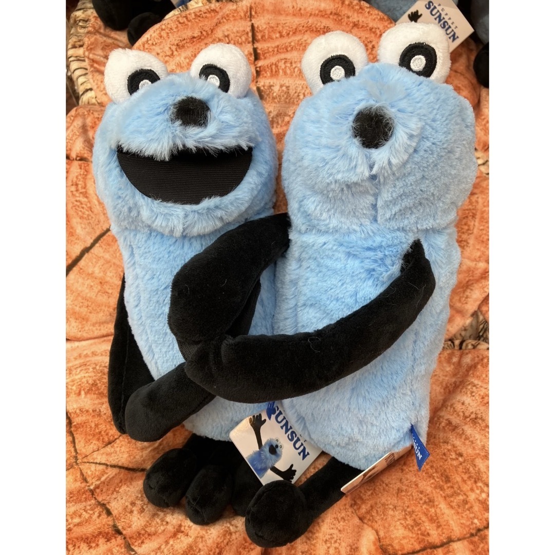 パペットスンスン だきつきぬいぐるみ 口開け 口閉じ 2種 エンタメ/ホビーのおもちゃ/ぬいぐるみ(キャラクターグッズ)の商品写真