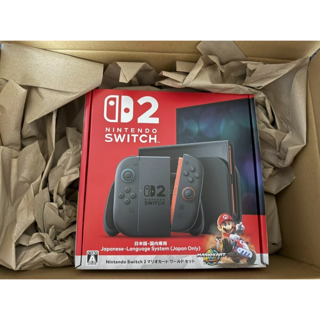 Nintendo Switch(ニンテンドースイッチ)のNintendo Switch2 本体 マリオカートワールドセット スイッチ2 エンタメ/ホビーのゲームソフト/ゲーム機本体(家庭用ゲーム機本体)の商品写真