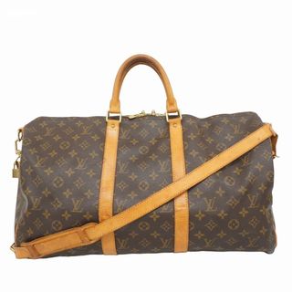 ルイヴィトン(LOUIS VUITTON)の【5fa0140】ルイヴィトン ボストンバッグ モノグラム キーポルバンドリエール50 M41416 ブラウン【中古】メンズ レディース ユニセックス(ボストンバッグ)