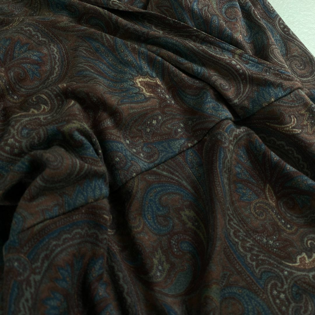 ETRO - 美品 エトロ ロングワンピース カシュクール ペイズリー