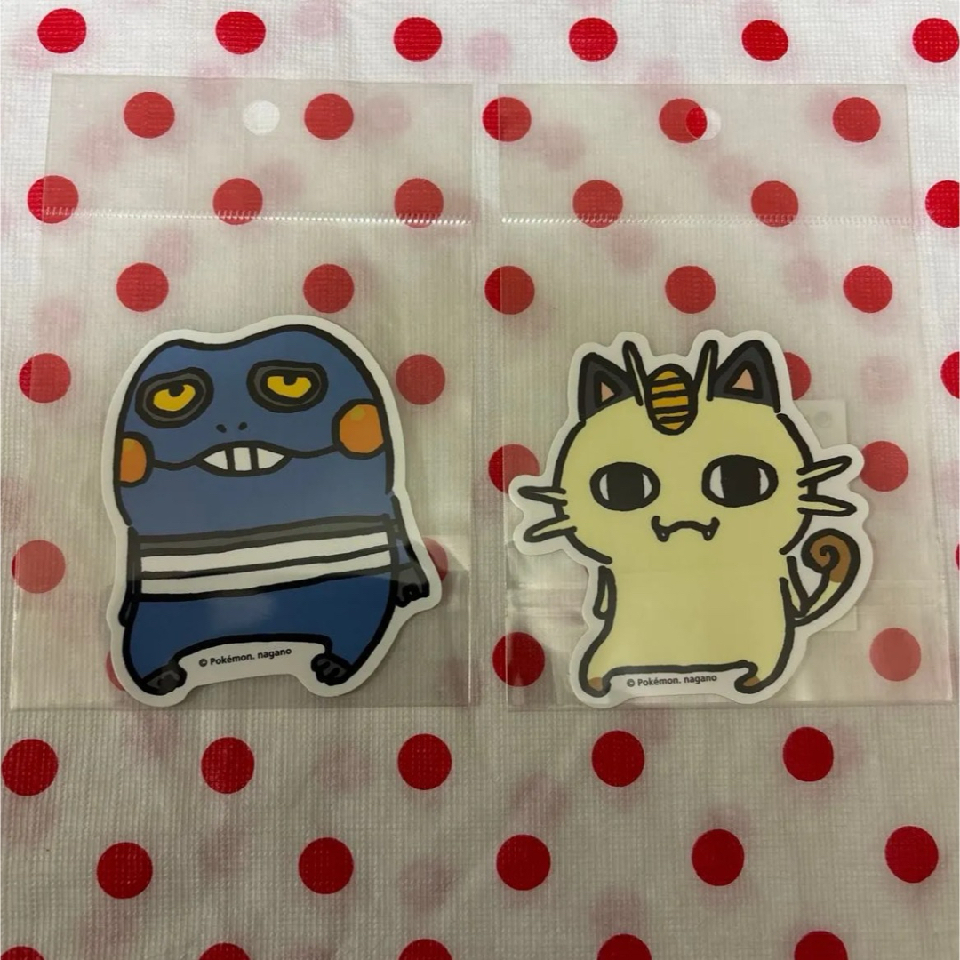 ポケモン(ポケモン)のナガノ ニャース ステッカー ポケモン グレッグル エンタメ/ホビーのおもちゃ/ぬいぐるみ(キャラクターグッズ)の商品写真