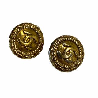 シャネル(CHANEL)の【中古】 CHANEL シャネル ヴィンテージ イヤリング ゴールド系 ブランド レディース アクセサリー Bランク (イヤリング)