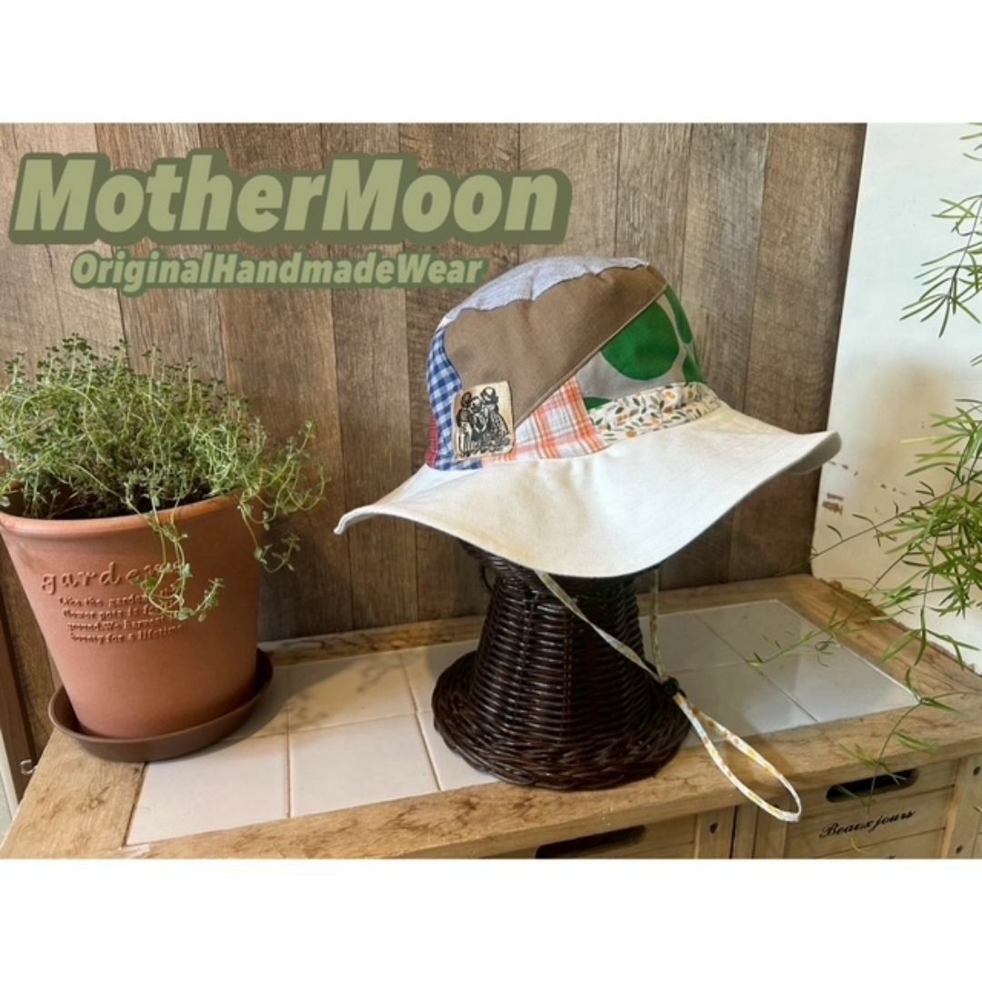 即日発送★ハンドメイド★パッチワークの夏ハット レディースの帽子(ハット)の商品写真