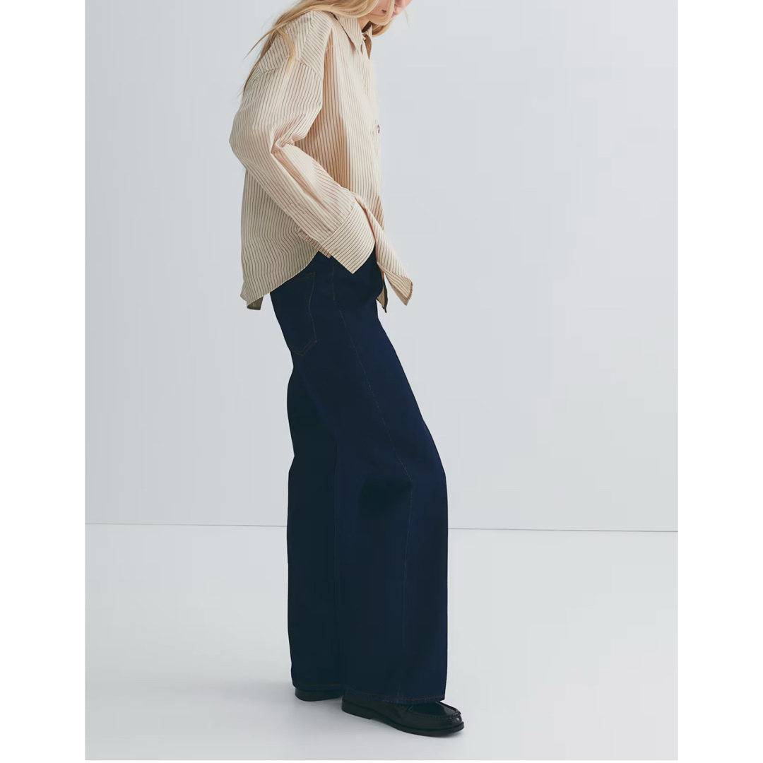H&M(エイチアンドエム)のH&M ストライプシャツ レディースのトップス(シャツ/ブラウス(長袖/七分))の商品写真