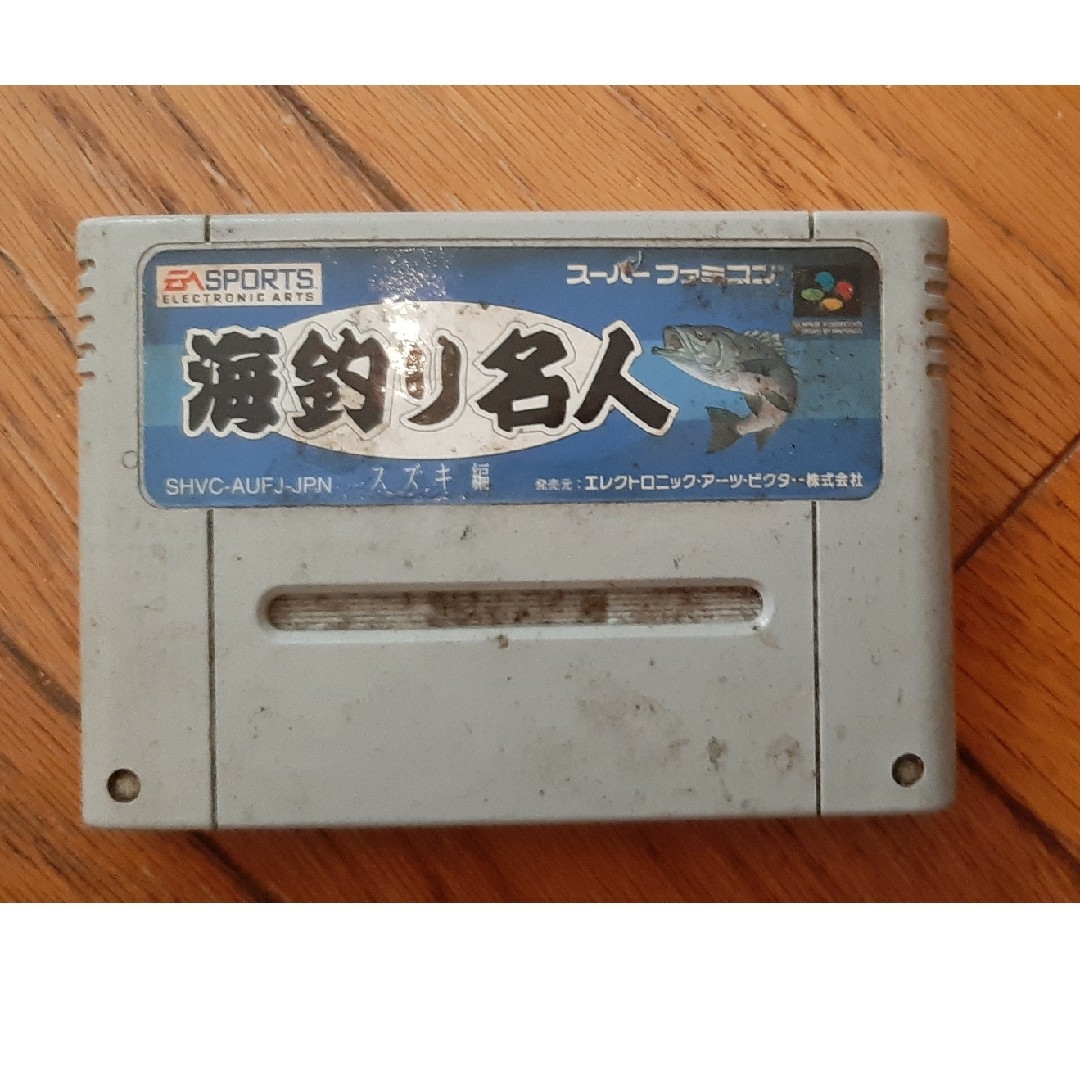スーパーファミコン(スーパーファミコン)の海釣り名人 エンタメ/ホビーのゲームソフト/ゲーム機本体(家庭用ゲームソフト)の商品写真