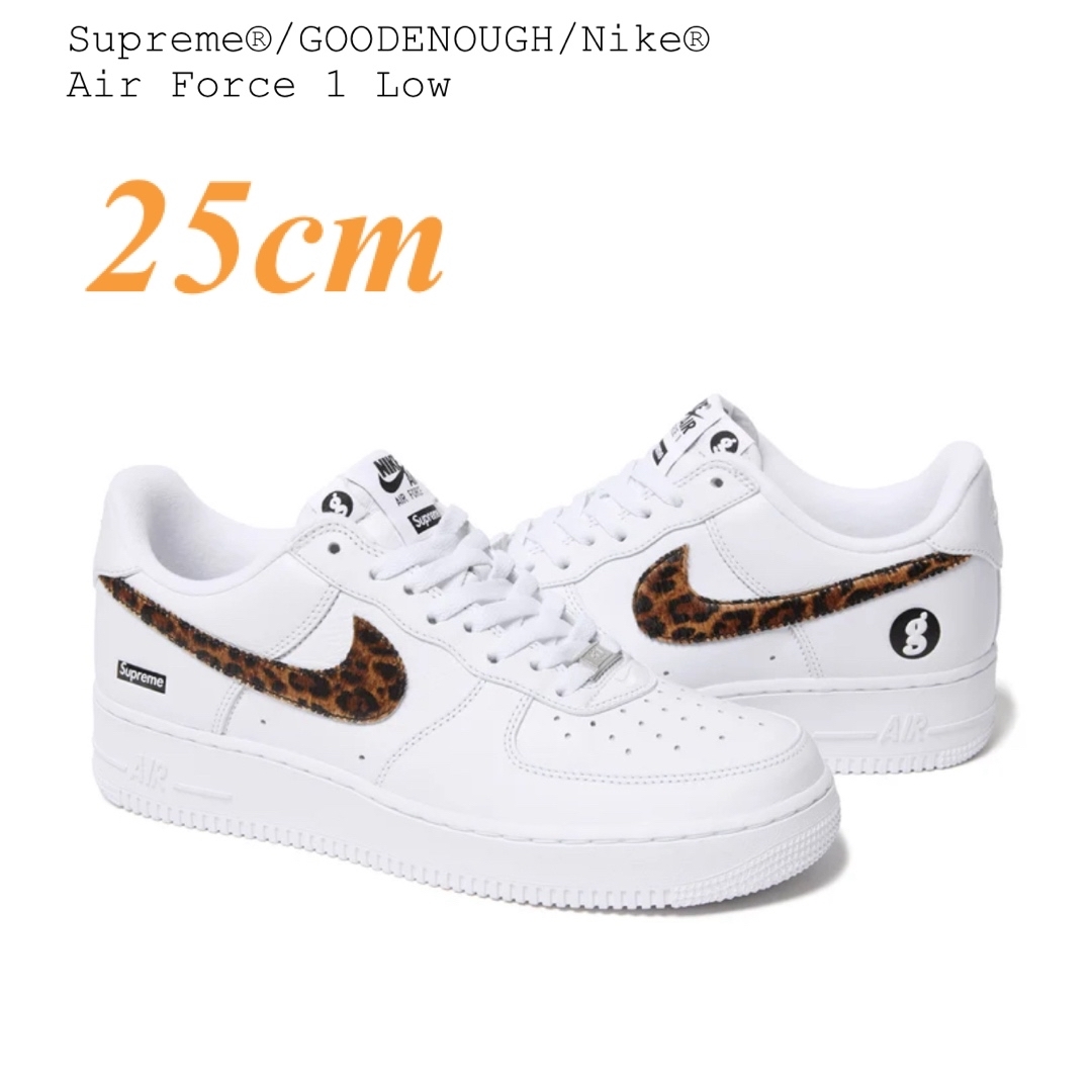 NIKE(ナイキ)のGOODENOUGH Supreme Nike Air Force 1 Low メンズの靴/シューズ(スニーカー)の商品写真