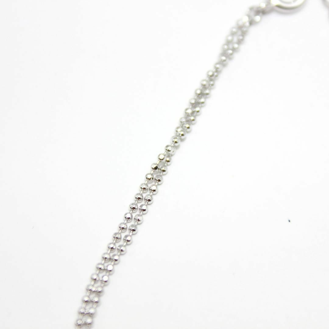 Courreges(クレージュ)の美品 Courreges クレージュ フラワー ストーン シルバー ブレスレット レディースのアクセサリー(ブレスレット/バングル)の商品写真