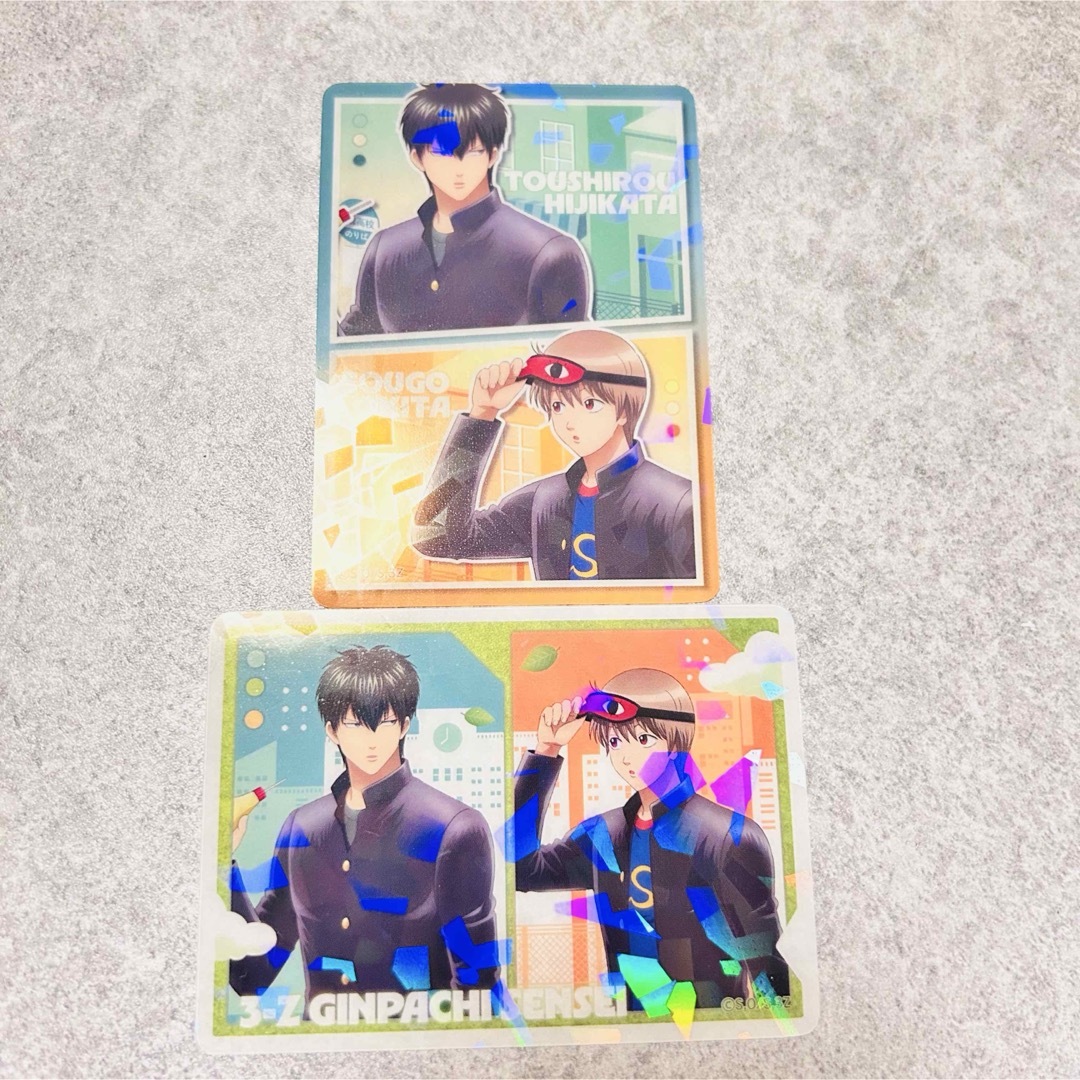 新品銀八先生 土方十四郎 沖田総悟 レア クリアカード エンタメ/ホビーのおもちゃ/ぬいぐるみ(キャラクターグッズ)の商品写真