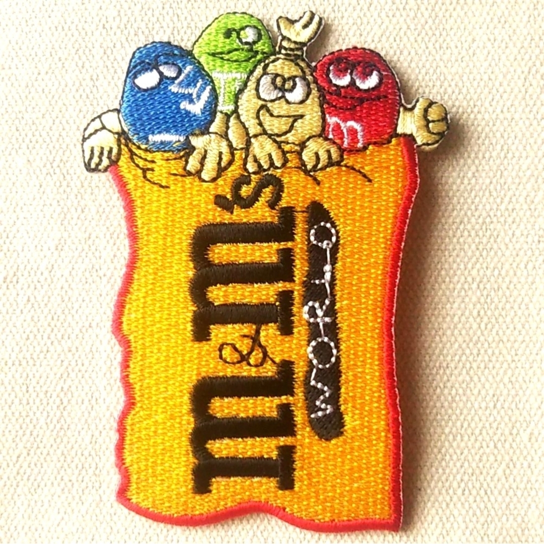【送料込み】新品☆m&m’s(エムアンドエムズ)のアイロンワッペン エンタメ/ホビーのアニメグッズ(その他)の商品写真