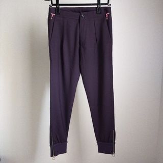 Paul Smith - Paul Smith トロピカルウール ドローコード付リングジップリブスラックス