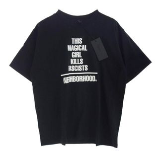 ネイバーフッド(NEIGHBORHOOD)のNEIGHBORHOOD ネイバーフッド 23SS 231PCJIN-ST02S NH X JUN INAGAWA.TEE SS-2 ジュンイナガワ プリント 半袖 Tシャツ ブラック系 XL【新古品】【未使用】【中古】(シャツ)