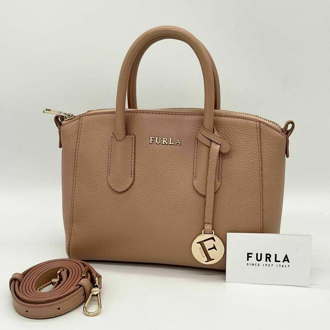 FURLA(フルラ)の【良品】FURLA TESSA S ハンドバッグ 2way ショルダーバッグ レディースのバッグ(ハンドバッグ)の商品写真